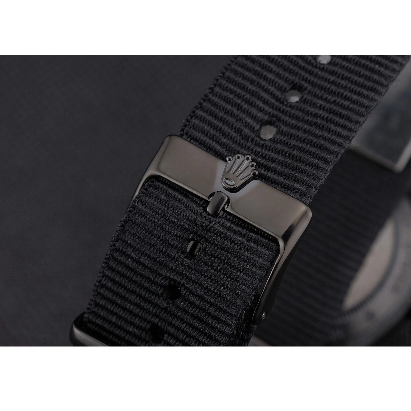 Aaa replica watch Strap Nylon 622001 Milgauss Bamford Rolex Black 0517